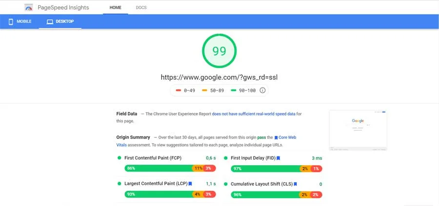 google-pagespeed-insights