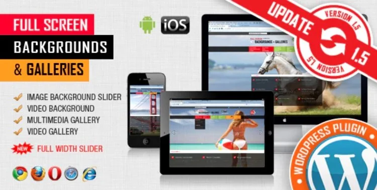 Image and Video FullScreen Background WordPress Plugin