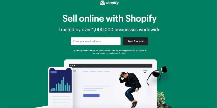 Shopify free trial
