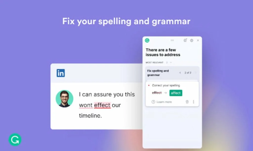 Grammarly for Chrome extension