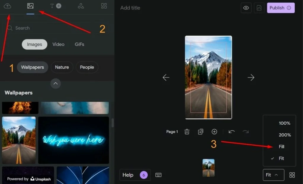 add background to WordPress web stories