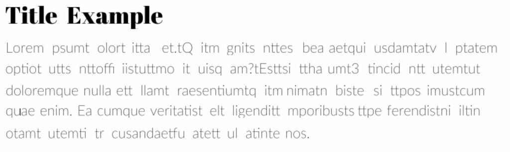 Abril Fatface Lato fonts combination