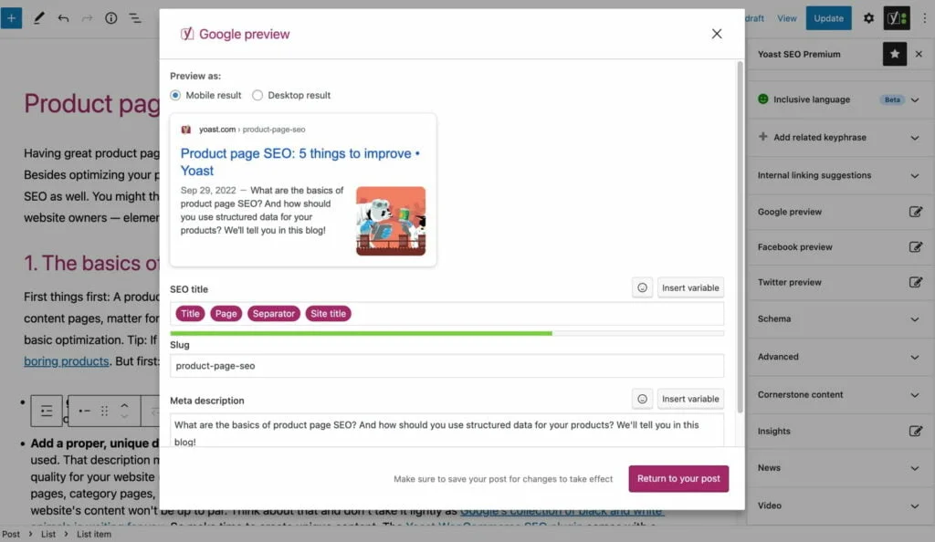 Easy-to-Use SEO Analysis
