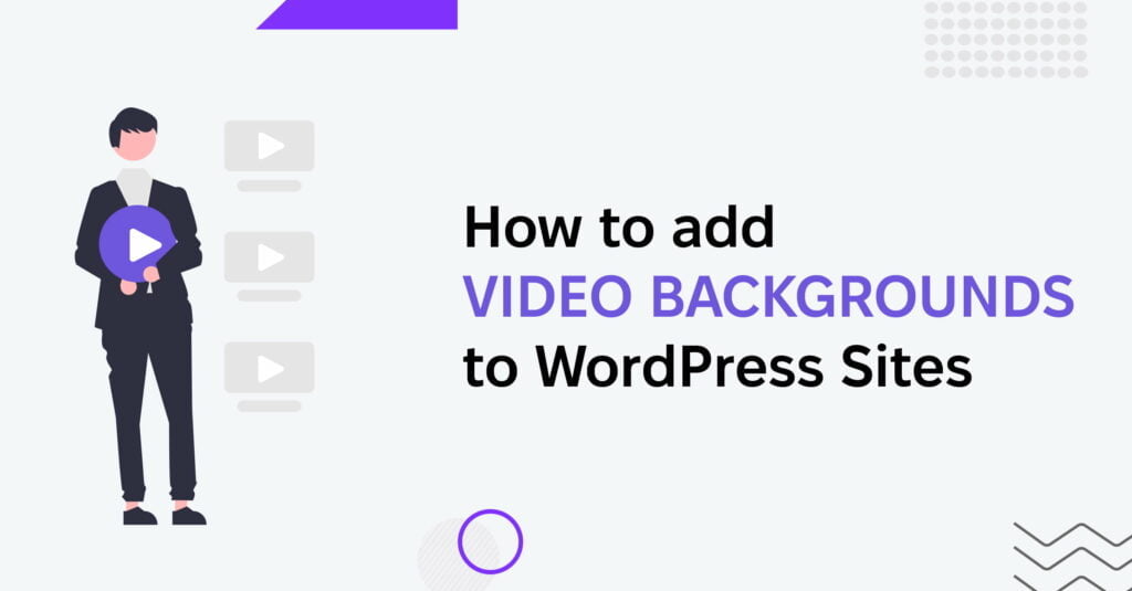 wordpress site video background