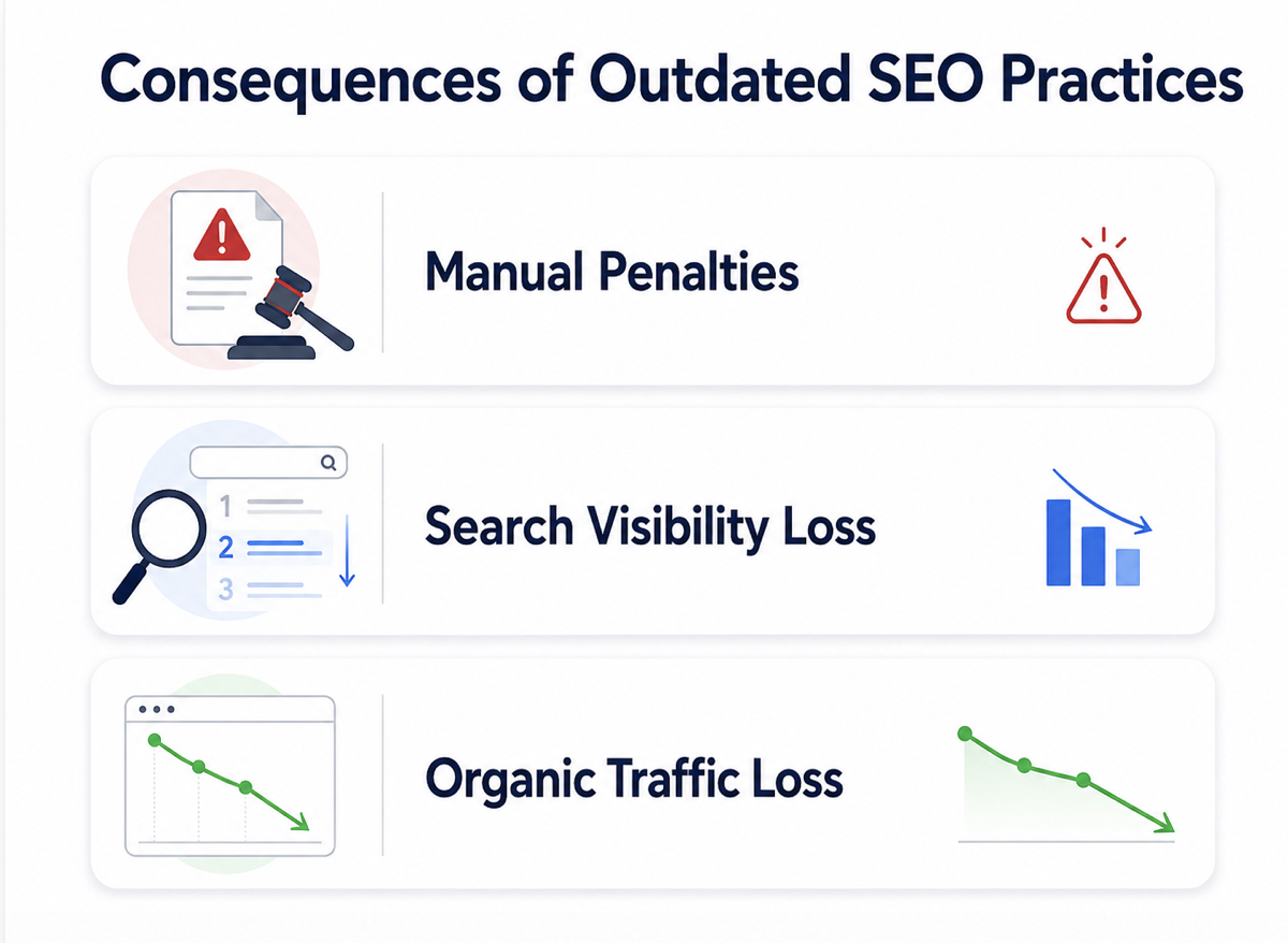Consequences of Outdated SEO Practices