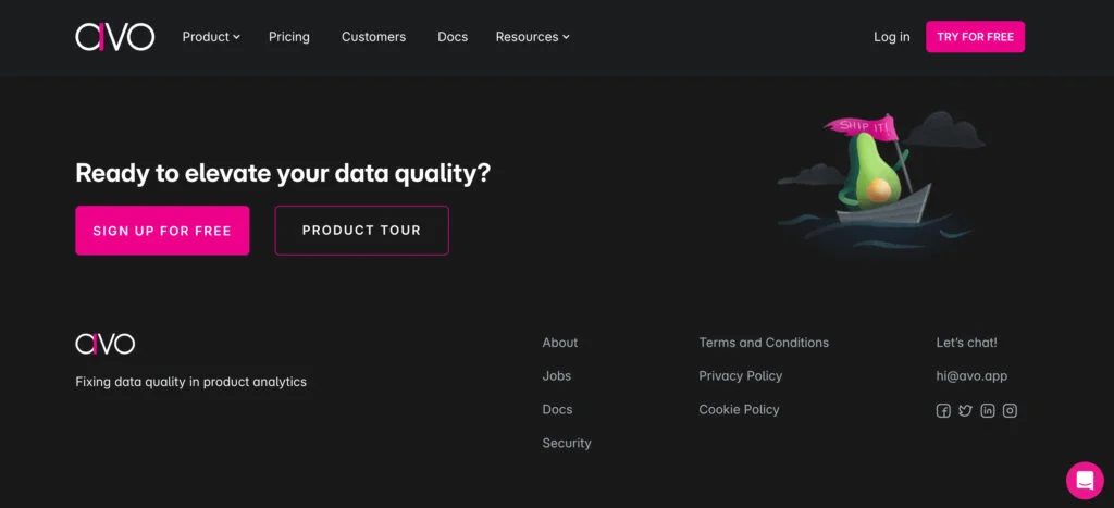 web design footers