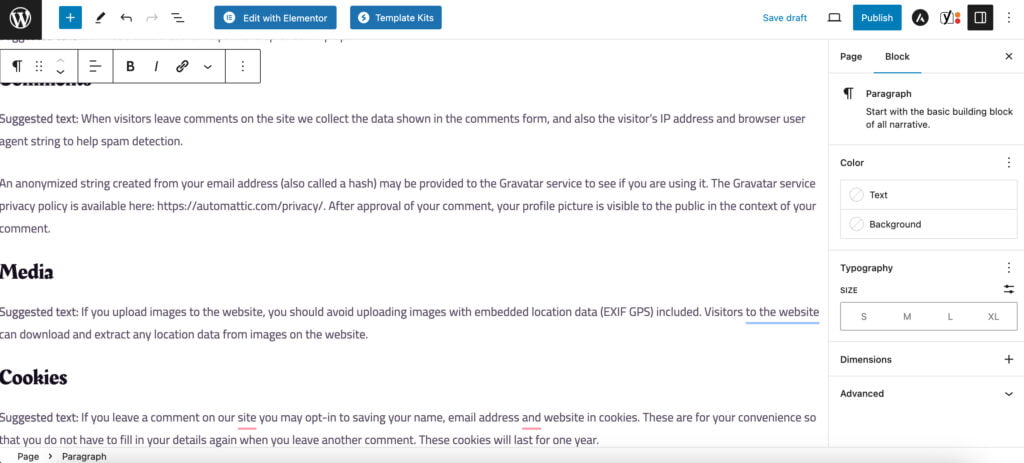 wordpress clone page