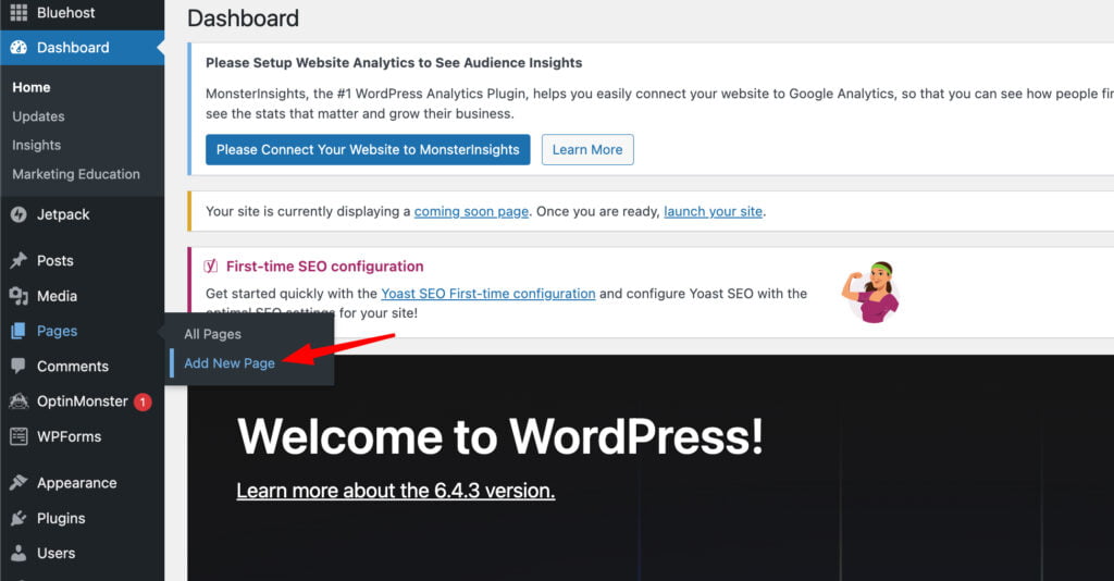 website on wordpress