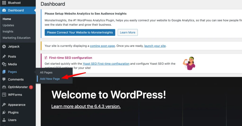 website on wordpress