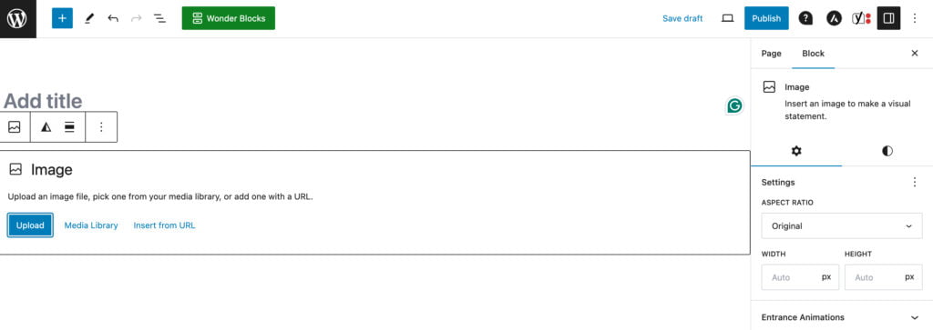 edit wordpress page