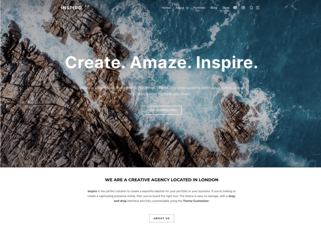 modern wordpress themes