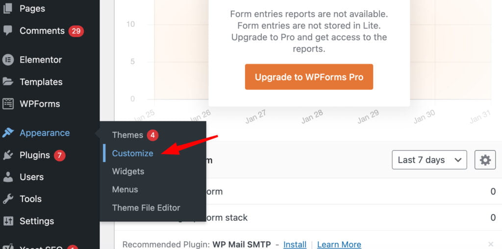 how to edit footer in wordpress