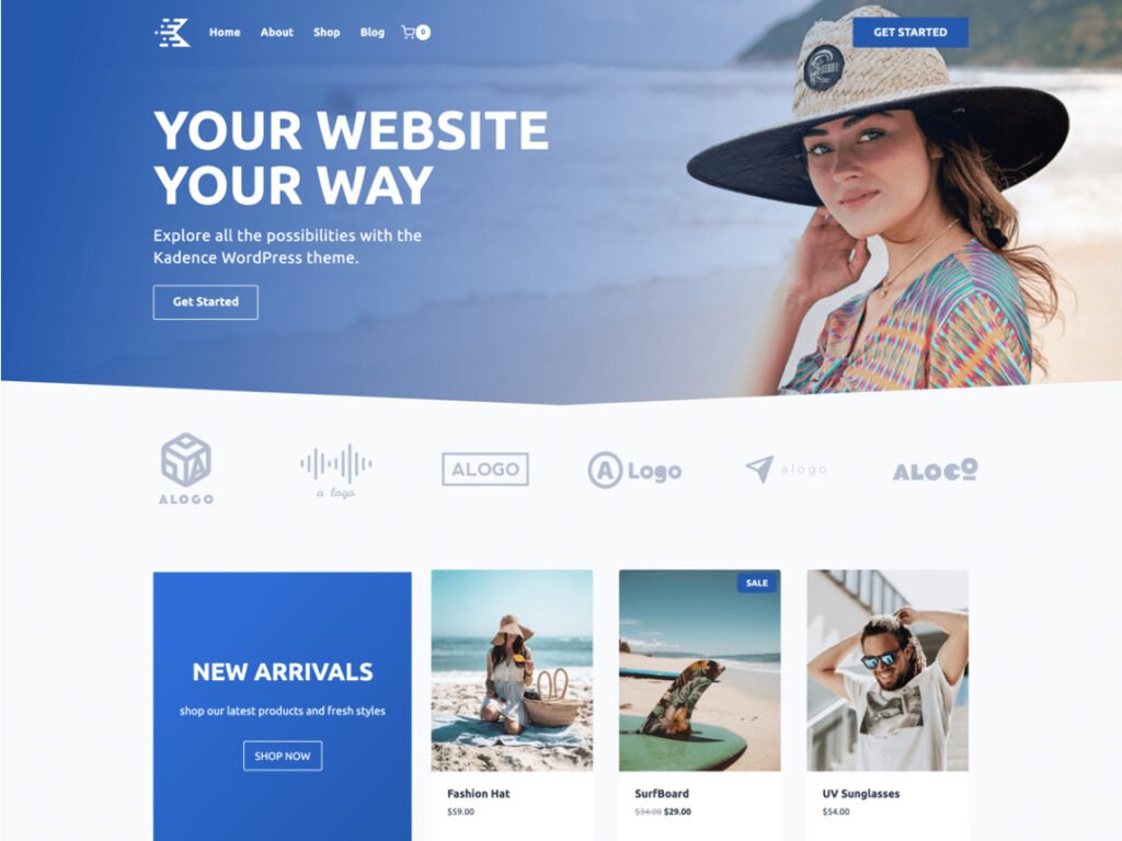 kadence wordpress theme