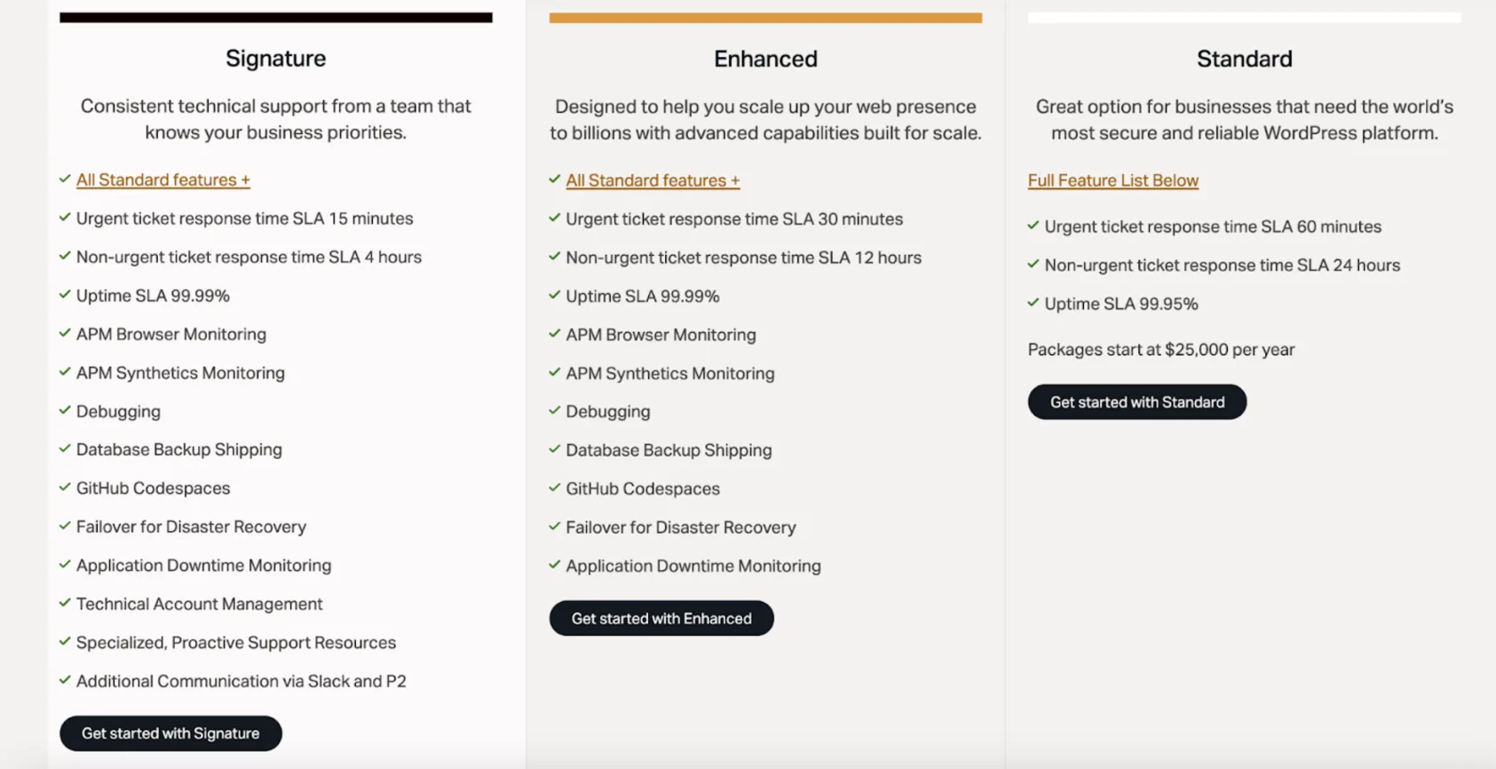 enterprise hosting services