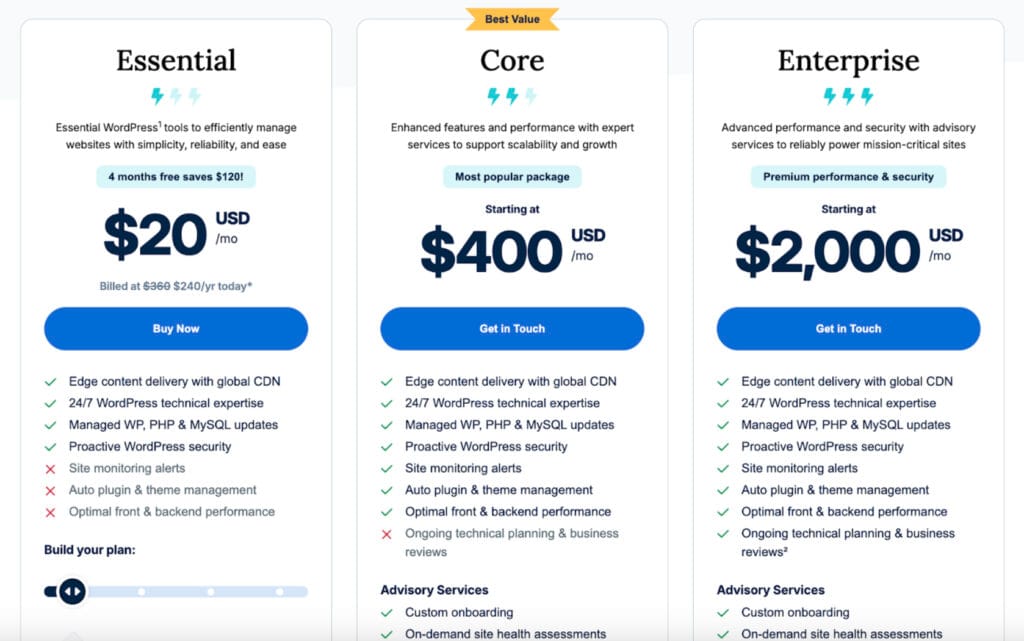 enterprise managed hosting