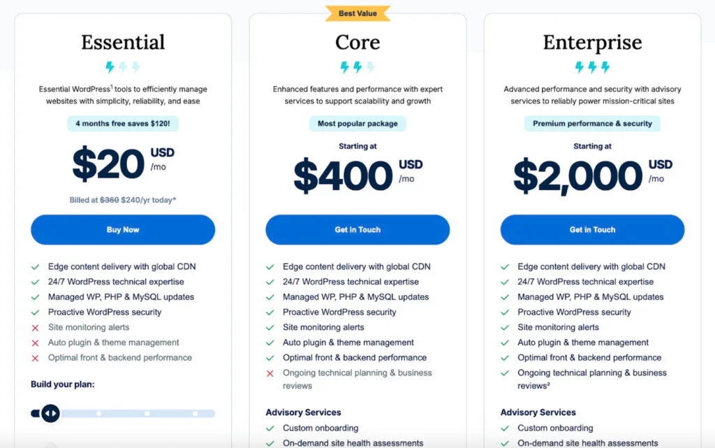 enterprise managed hosting
