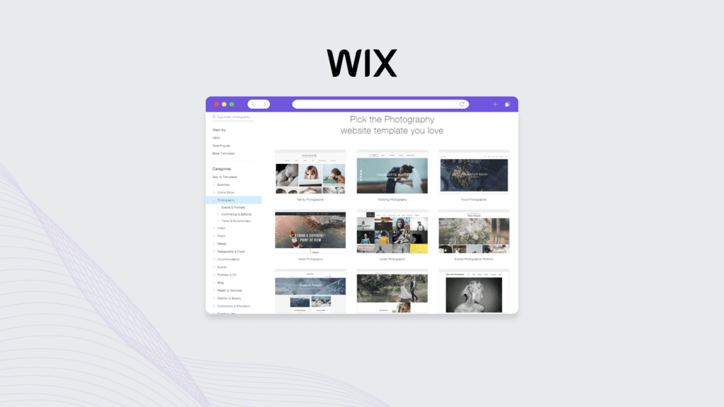 WIX website builder