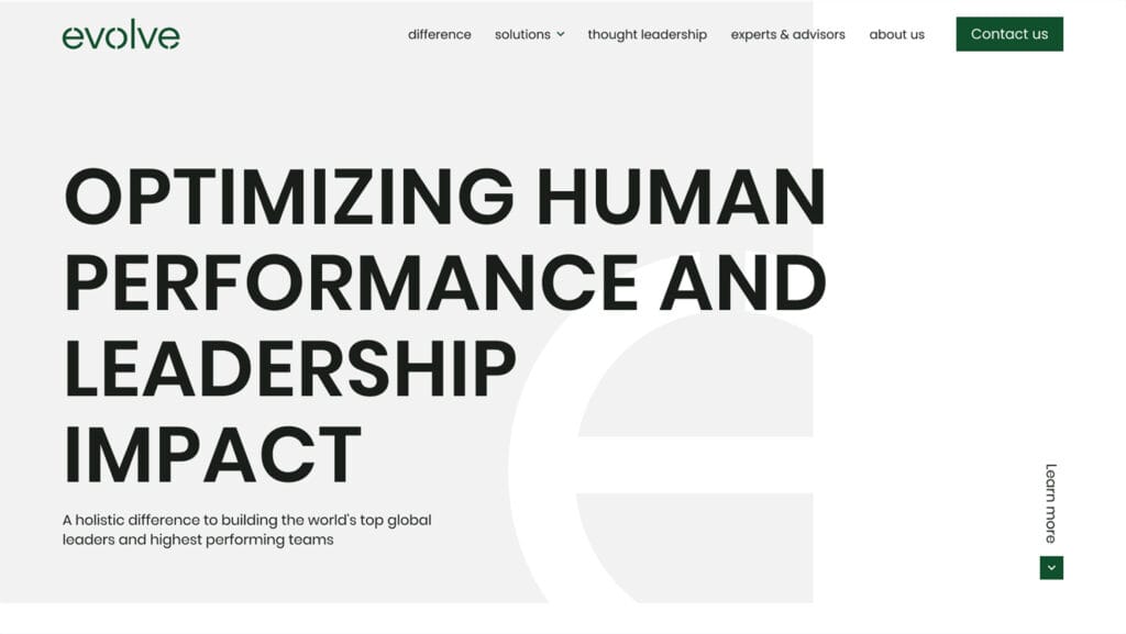 evolve-leadership-new-website-design