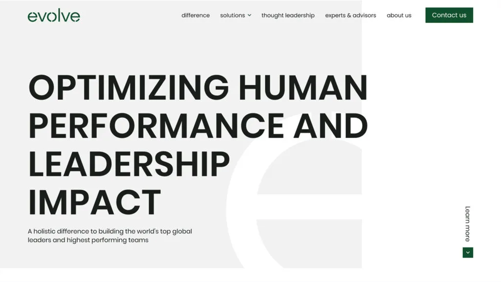 evolve-leadership-new-website-design