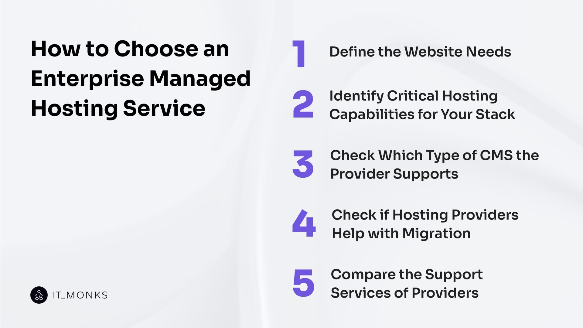 How to Choose an Enterprise Managed Hosting Service