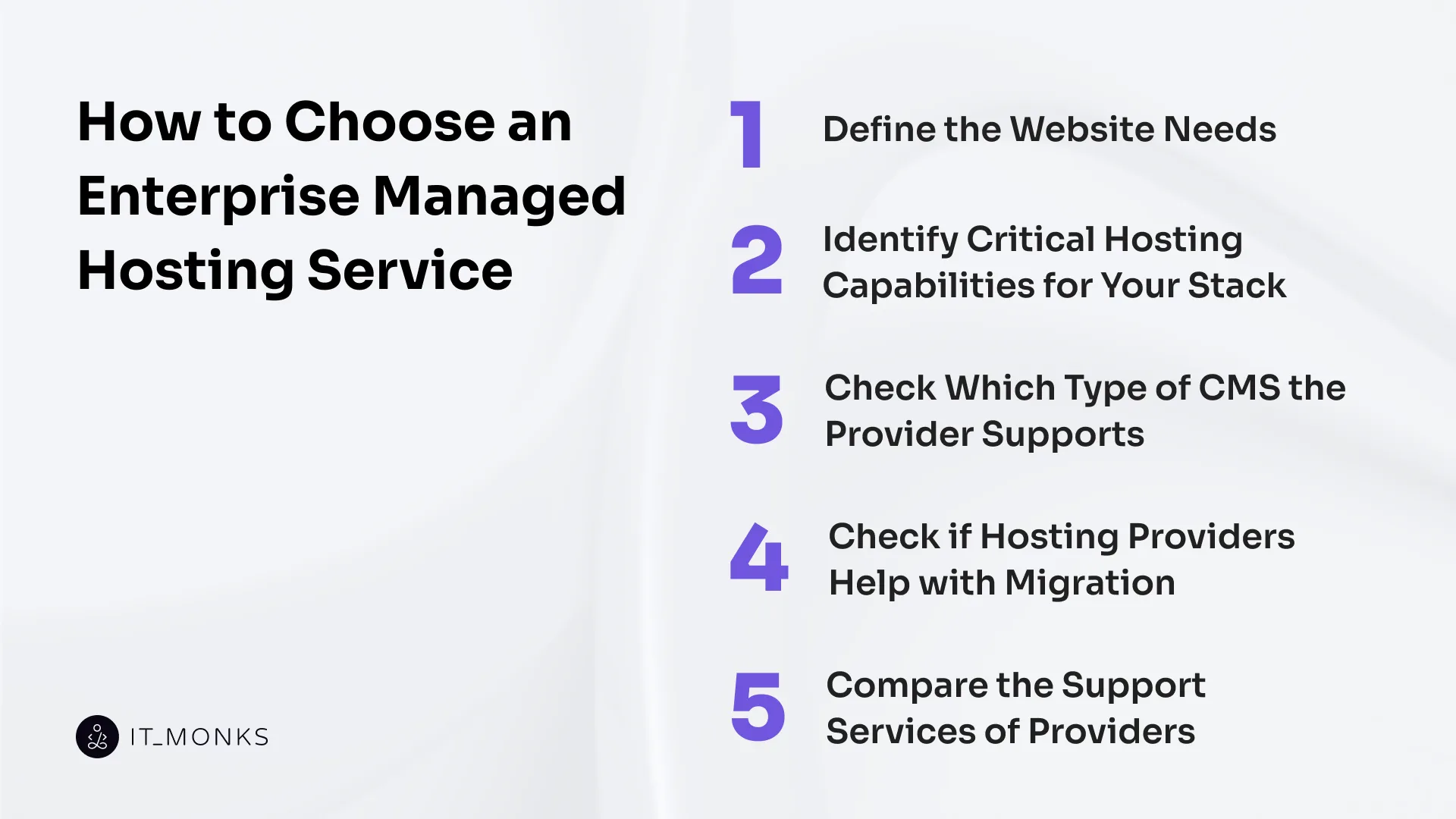 How to Choose an Enterprise Managed Hosting Service