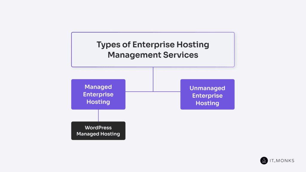 Types of enterprise hosting management services
