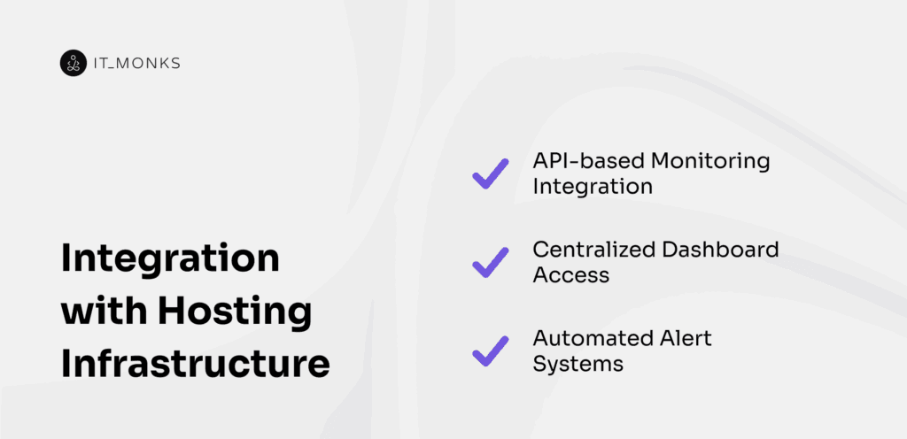 Integration with hosting infrastructure