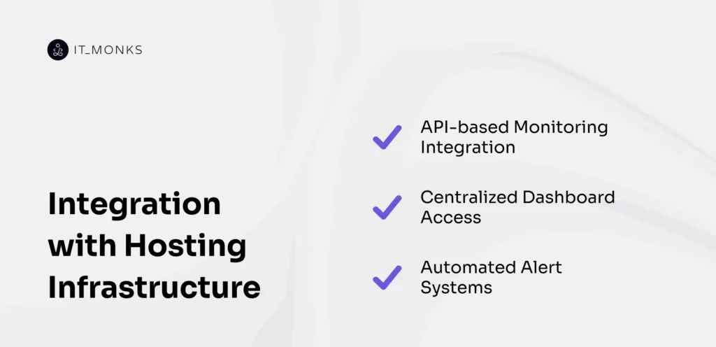 Integration with hosting infrastructure