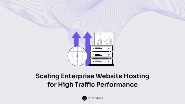 Scaling enterprise website hosting for high traffic performance
