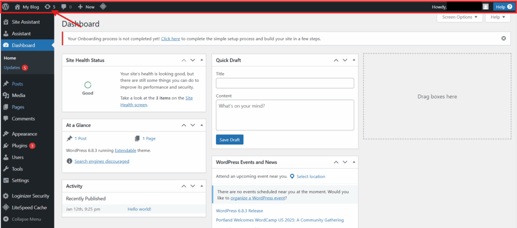Update notifications 