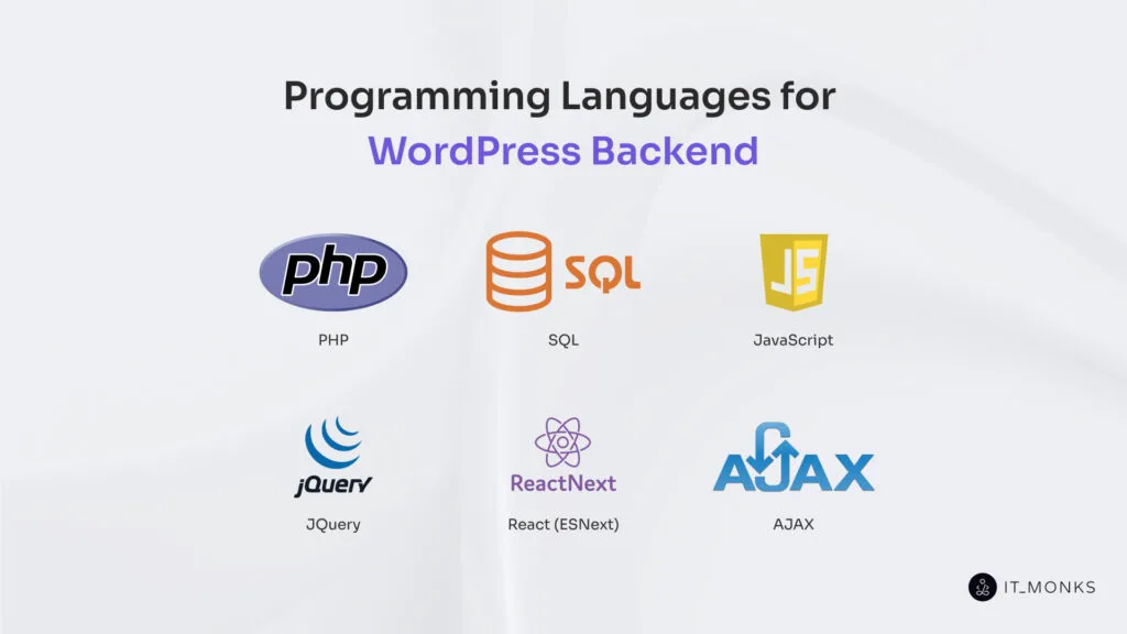 Programming Languages for WordPress Backend