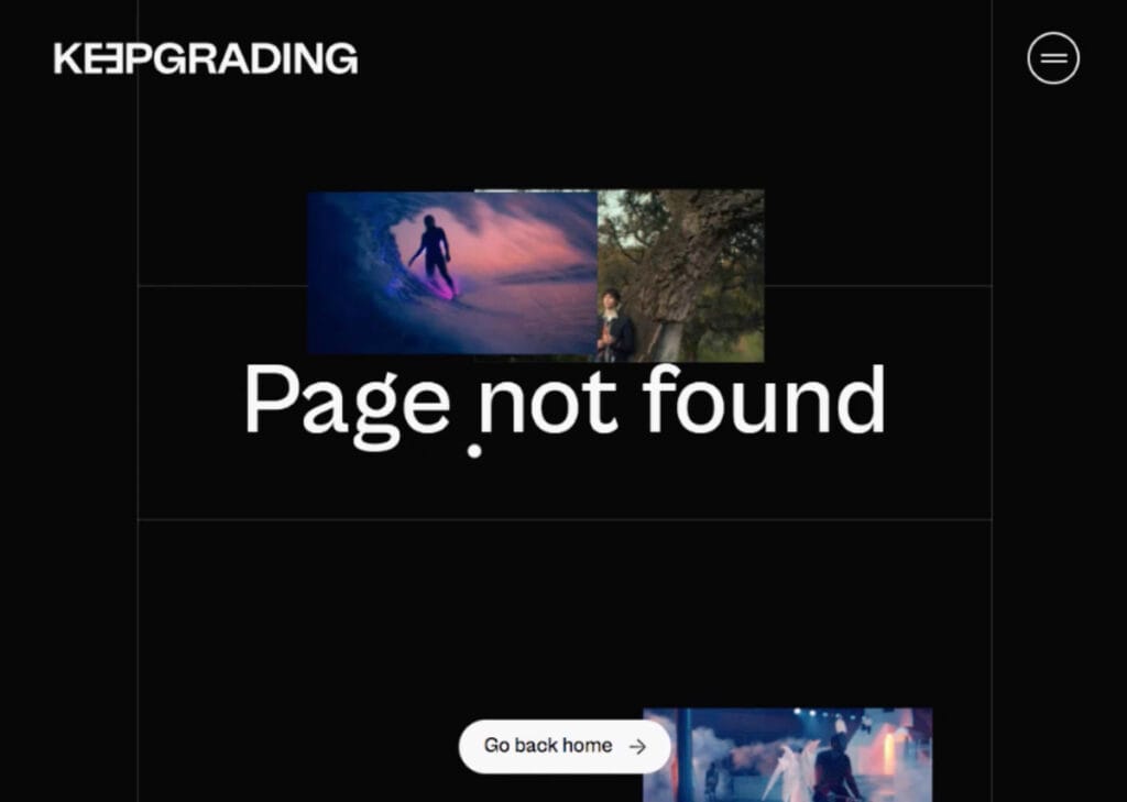 KeepGrading - 404 error page
