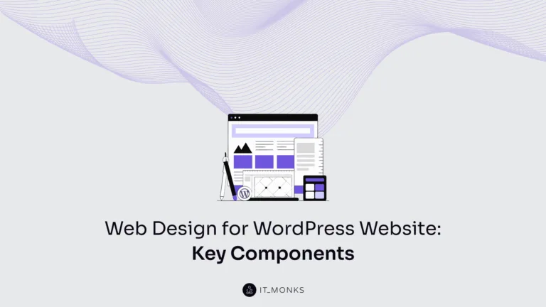Web design for WordPress website