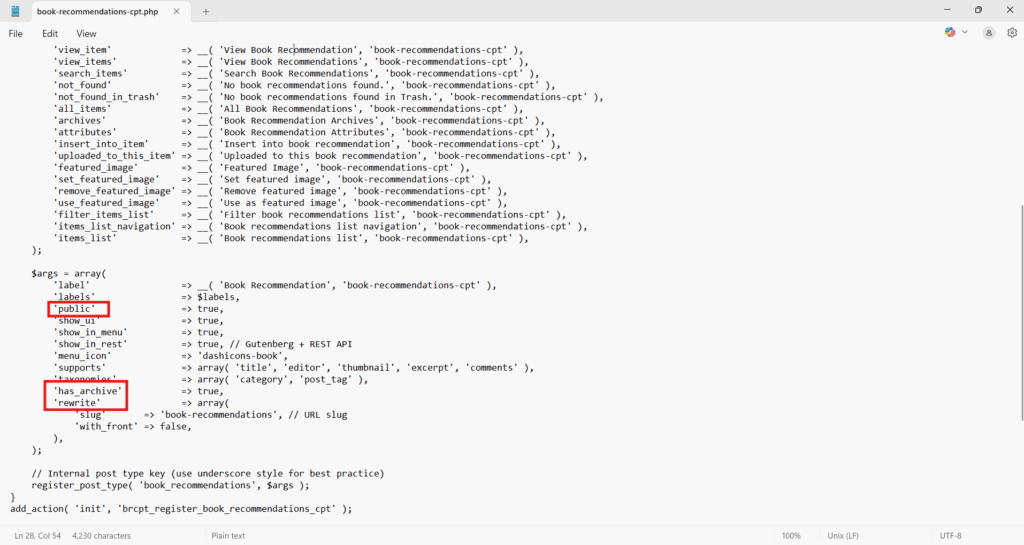 Register the CPT so it can render on the frontend