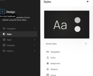 Typography, Colors, and Layout Controls