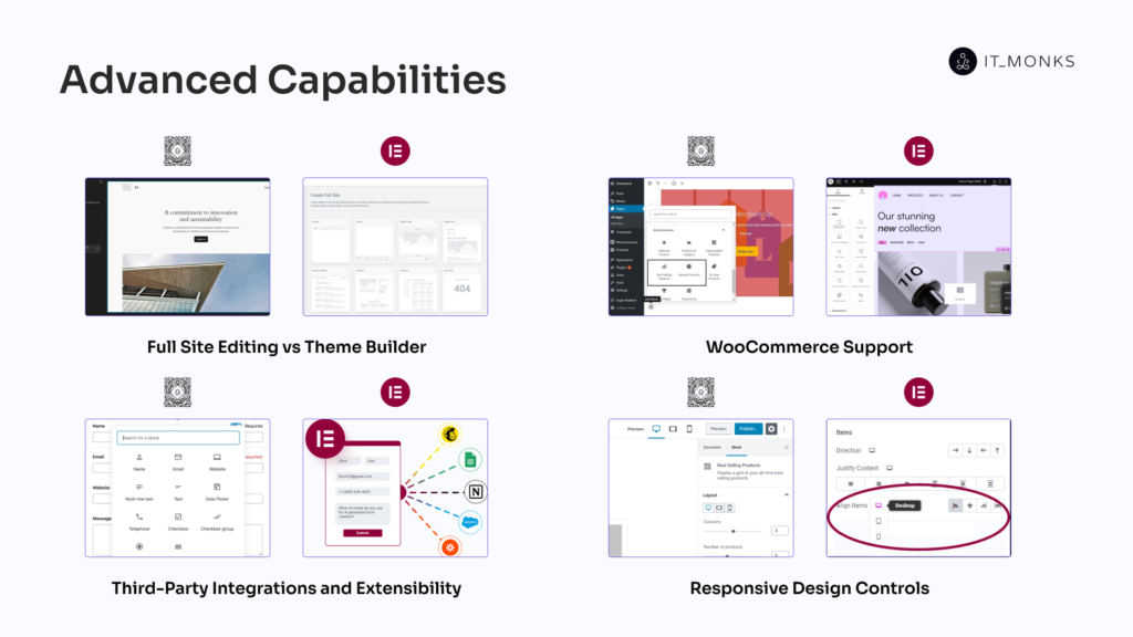 Advanced capabilities
