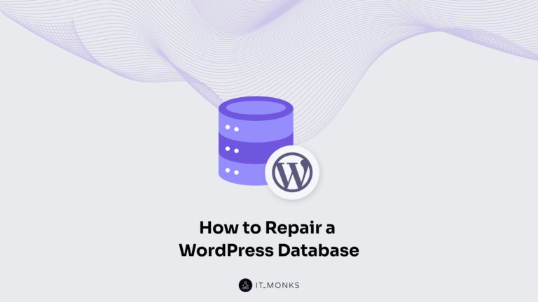 How to Repair a WordPress Database