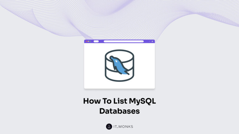 How to List All Databases on a MySQL Server