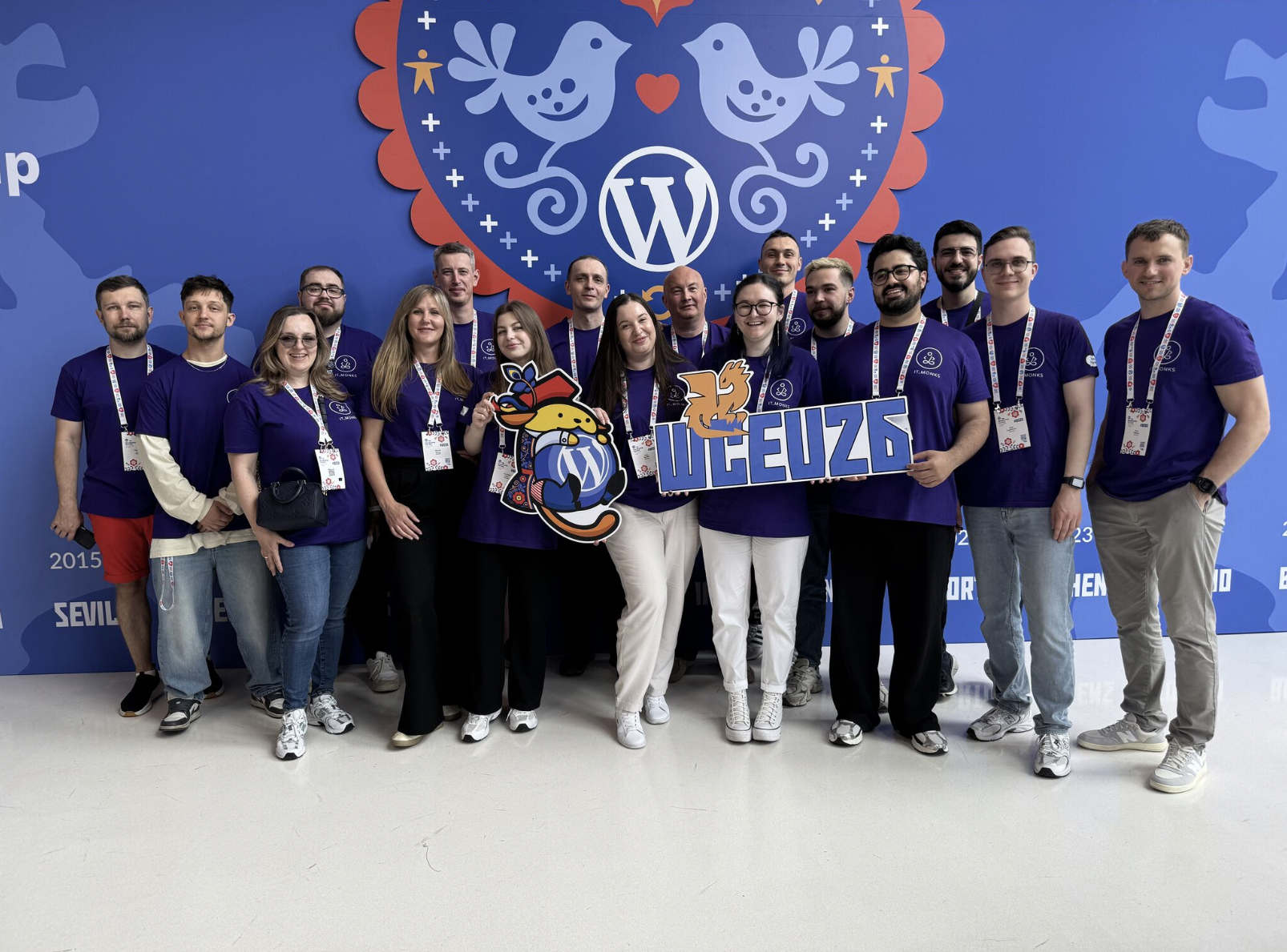 IT Monks Branded T-Shirts at WCEU 2026