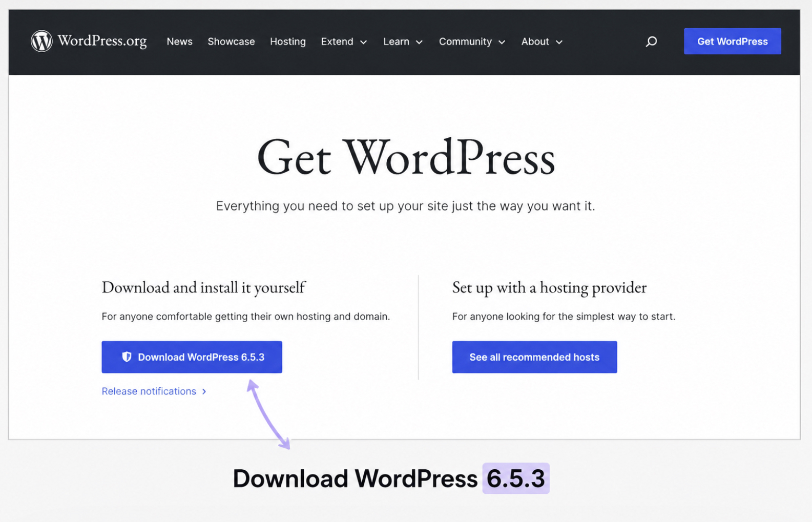 download WordPress latest version