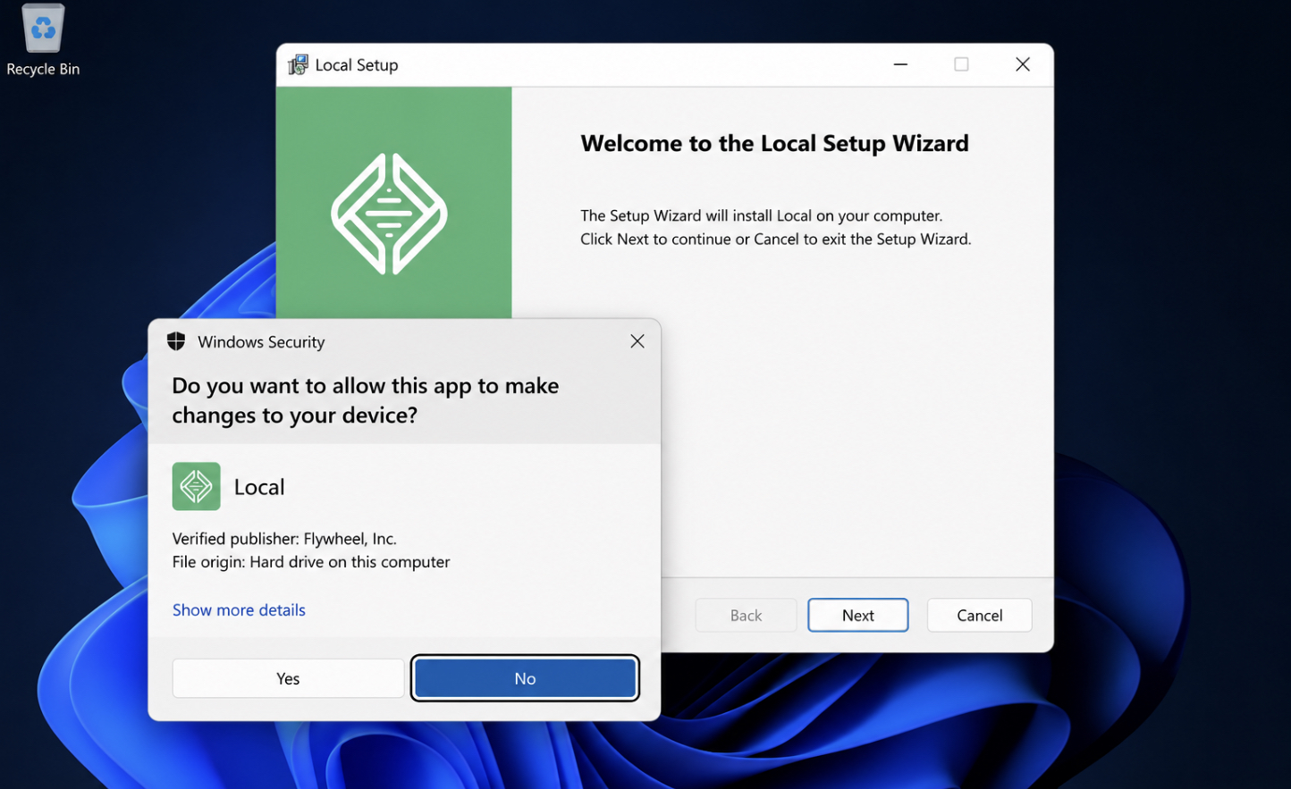 Windows installer