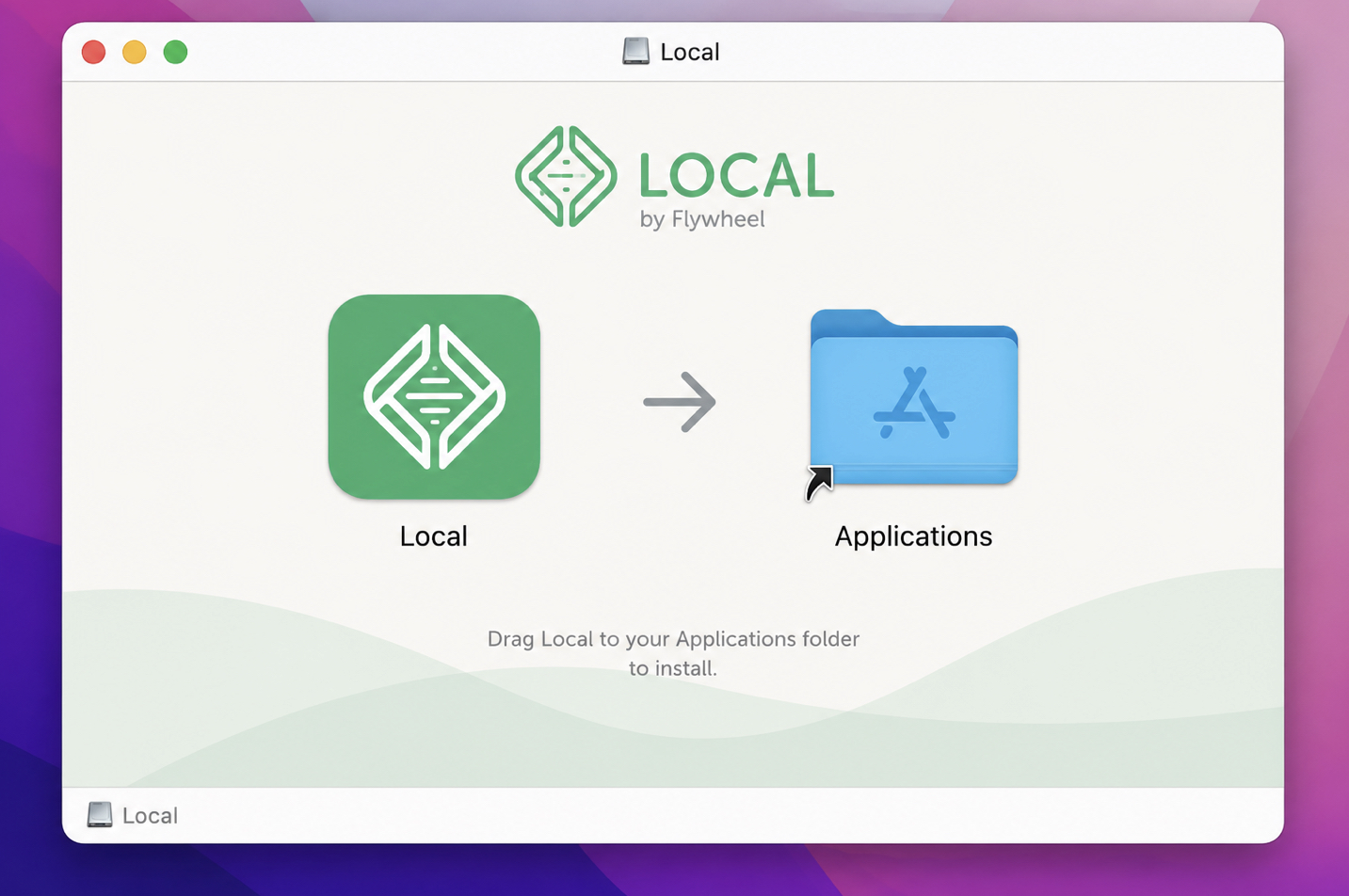 macOS installer window
