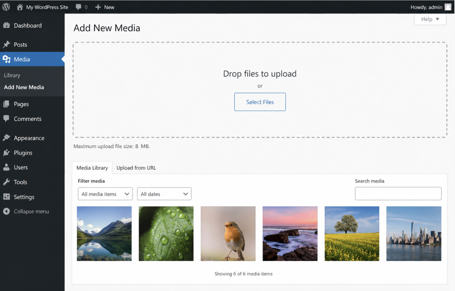 post_max_size in WordPress