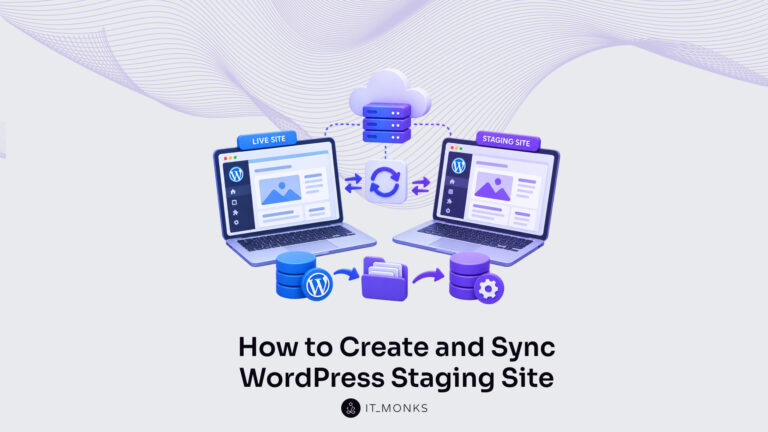 WordPress staging site