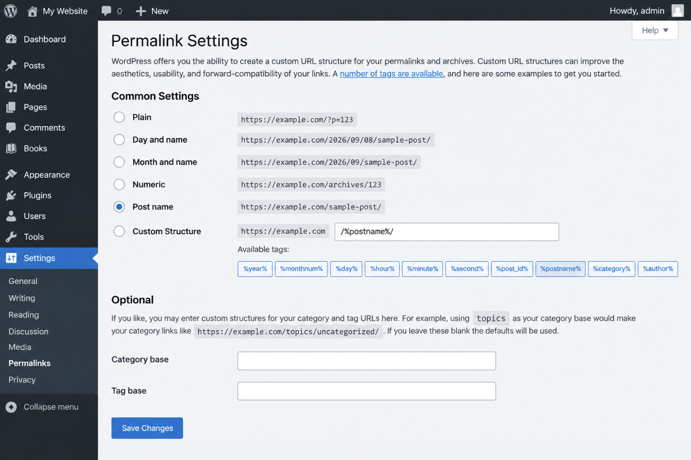Permalinks