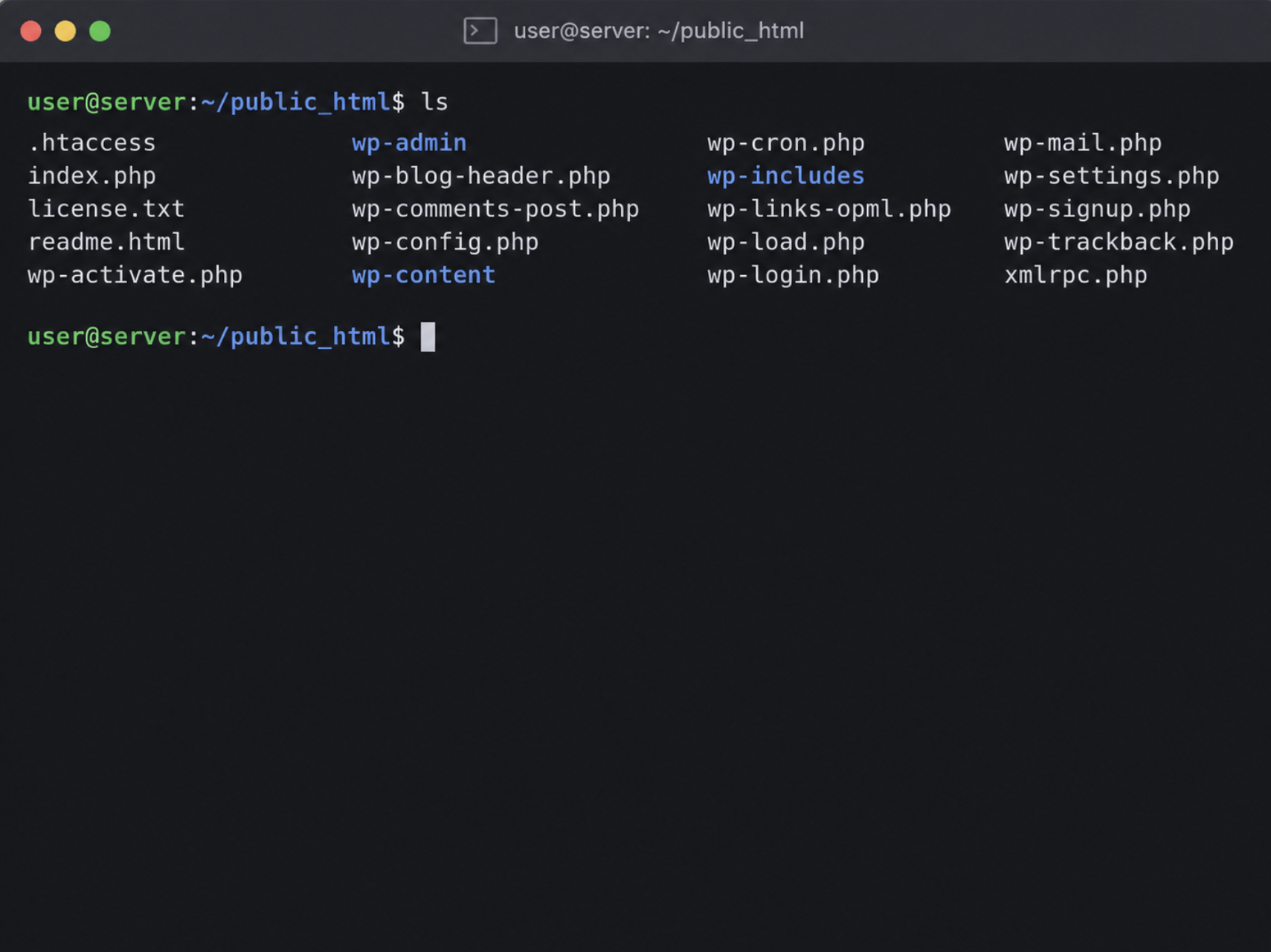 SSH terminal